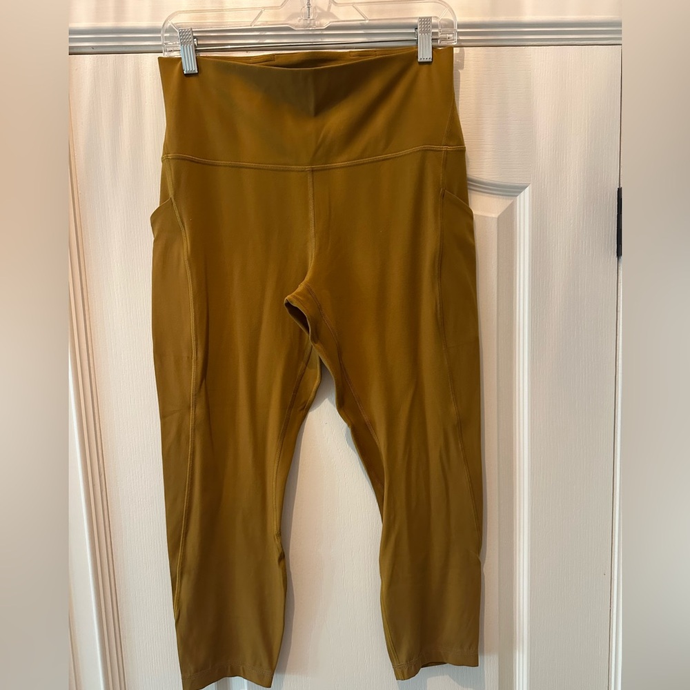 Lululemon High Rise Align Leggings with Pockets.